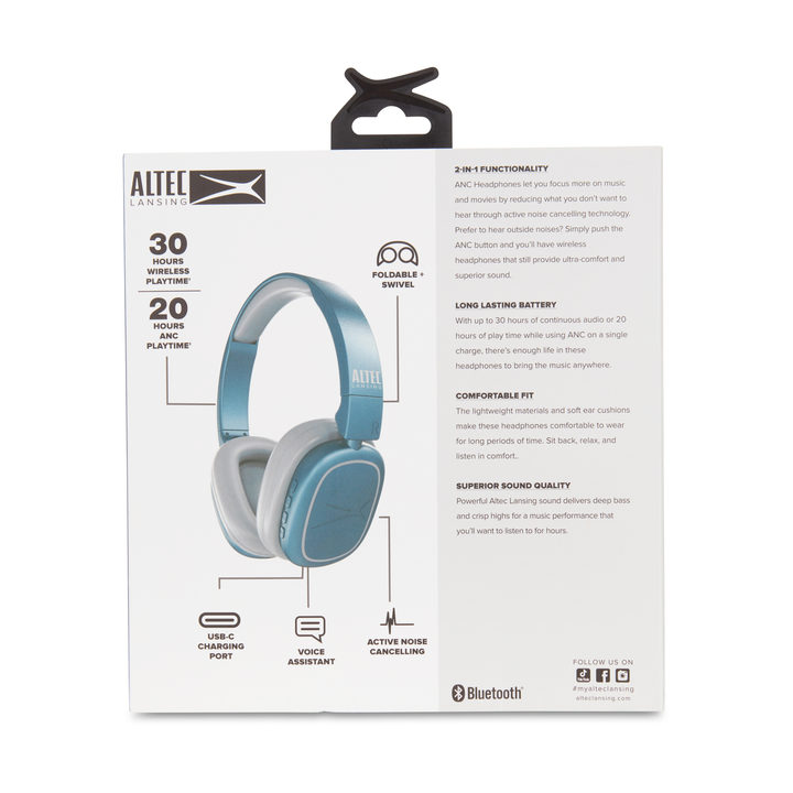 Altec Lansing Nanophones ANC 2.0 Headphones