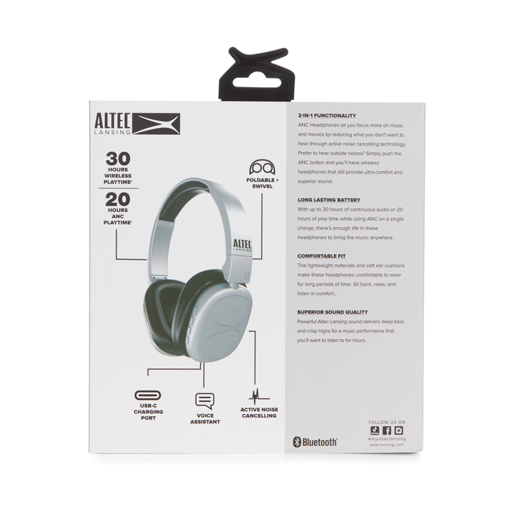 Altec Lansing Nanophones ANC 2.0 Headphones