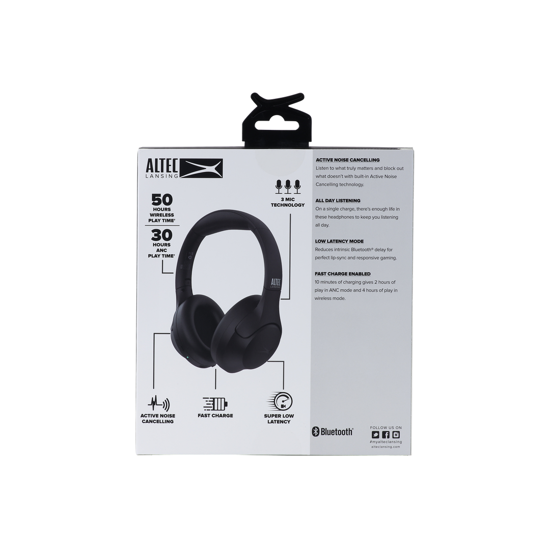 Altec Lansing ComfortQ 2.0 Hybrid ANC Wireless Headphones