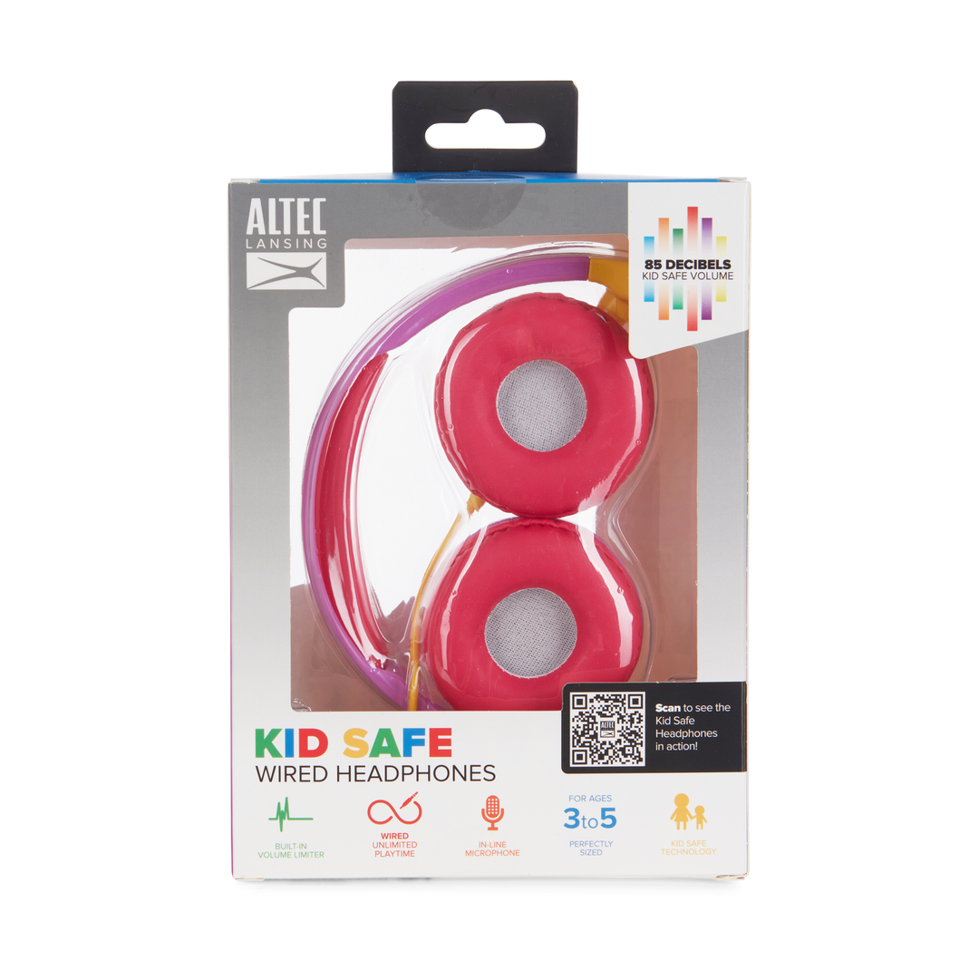 Altec Lansing Kid's 3-5 Two-Toned Wired Headphones