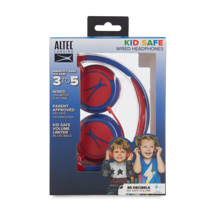 Altec Lansing Kid's 3-5 Two-Toned Wired Headphones