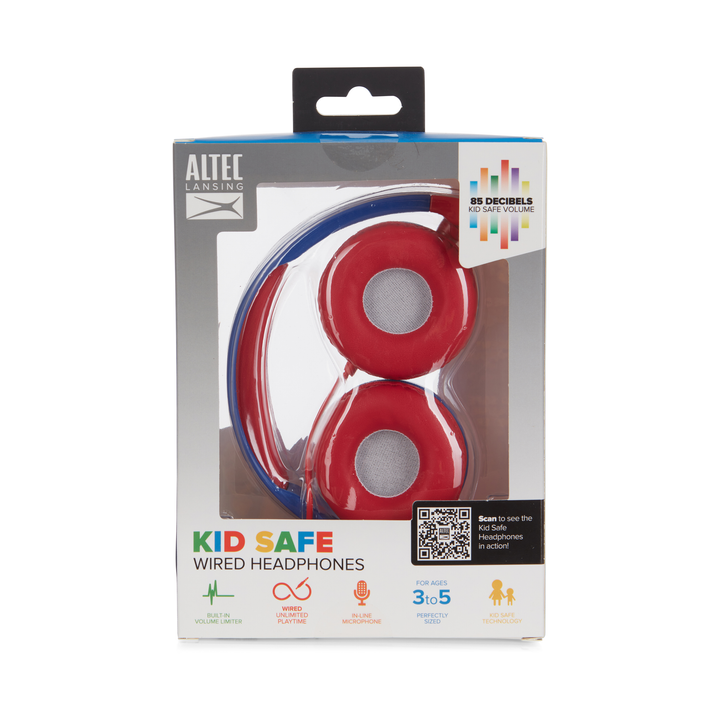 Altec Lansing Kid's 3-5 Two-Toned Wired Headphones