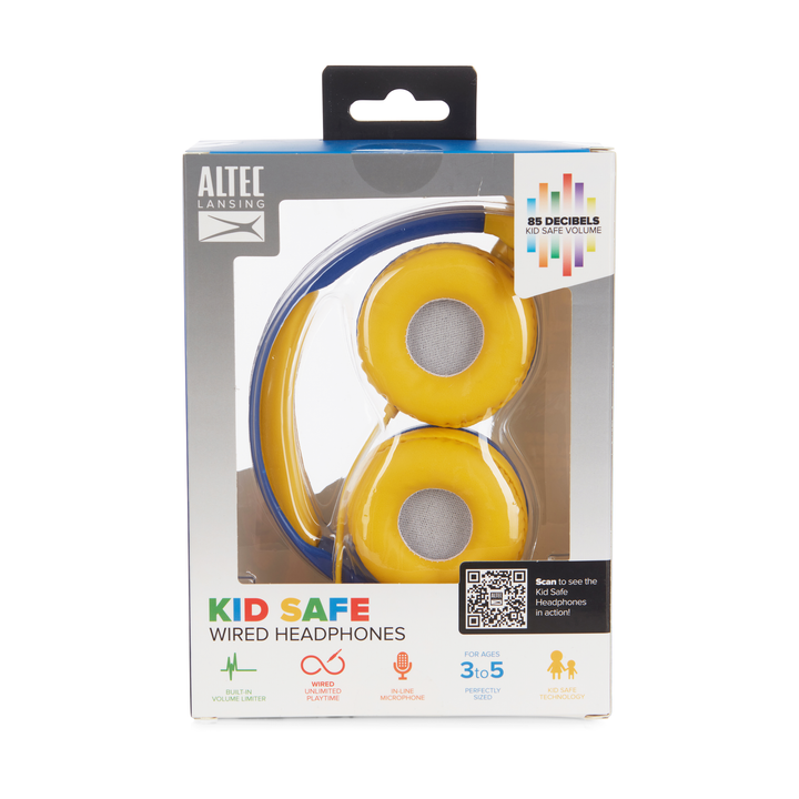 Altec Lansing Kid's 3-5 Two-Toned Wired Headphones